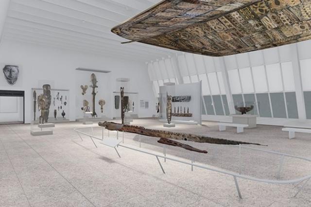 Digital rendering of the new Oceania galleries in the Michael C. Rockefeller Wing, copyright: Metropolitan Museum of Art