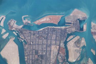 Abu Dhabi from Space, March 2003